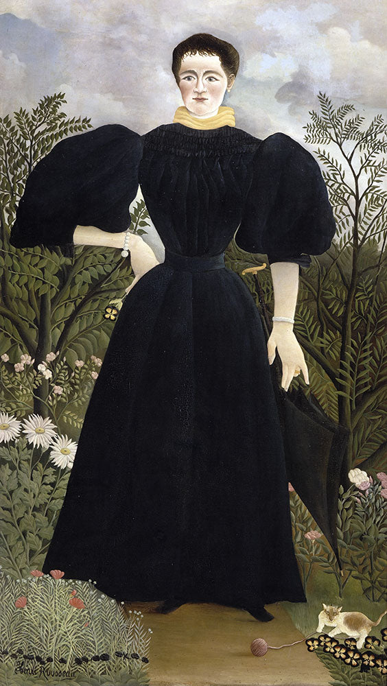 Portrait de Madame M. by Henri Rousseau - Art Print - Zapista