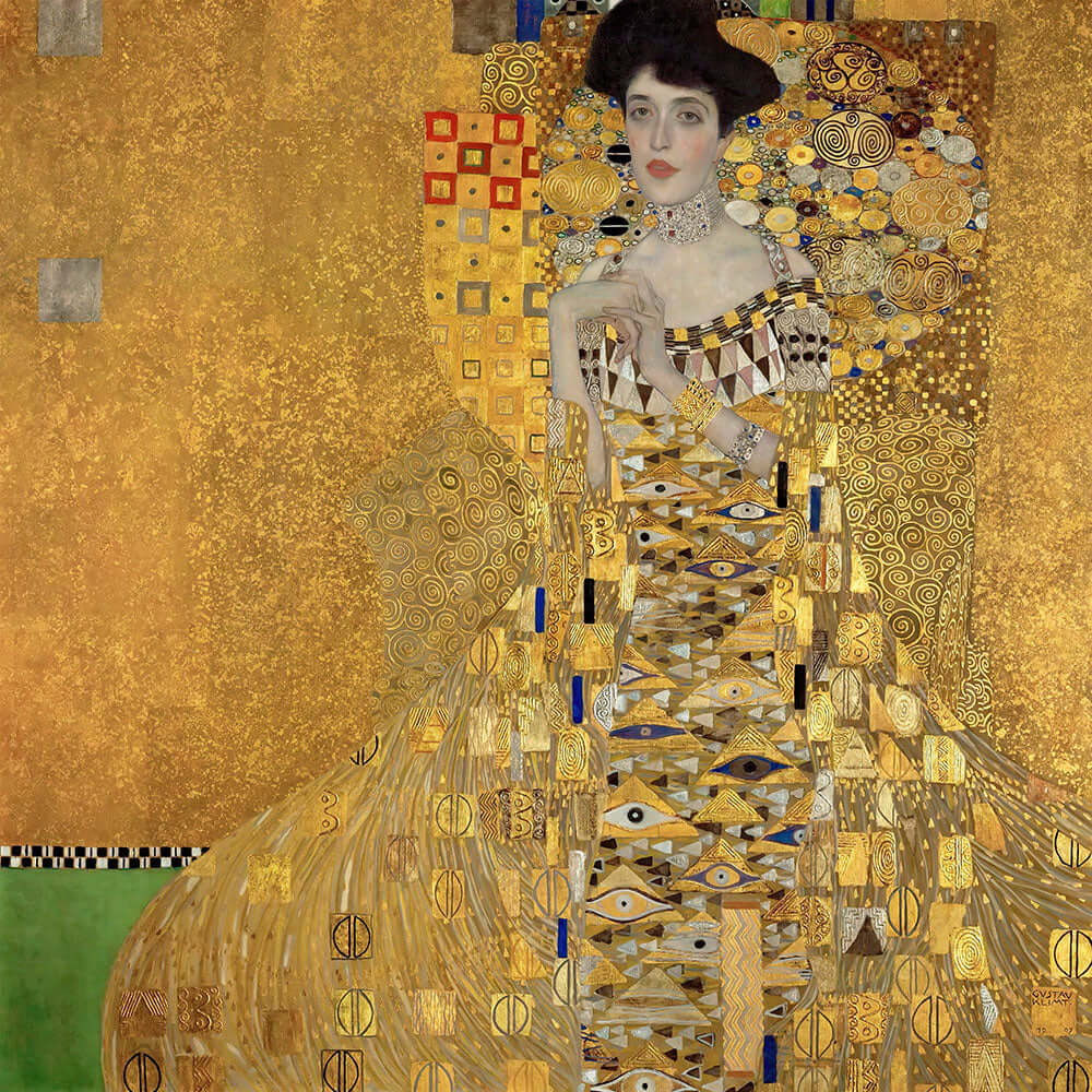 Portrait of Adele Bloch-Bauer I by Gustav Klimt - Art Print - Zapista