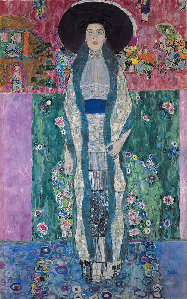 Portrait of Adele Bloch-Bauer II by Gustav Klimt - Art Print - Zapista