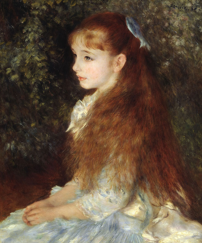 Portrait of Mademoiselle Irene Cahen d'Anvers by Pierre-Auguste Renoir - Art Print - Zapista