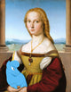 Portrait of Young Woman with Unicorn by Inna Soyturk - Art Print - Zapista