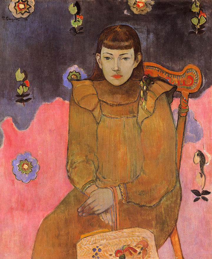 Portrait of a Young Woman, Vaite (Jeanne) Goupil by Paul Gauguin - Art Print - Zapista