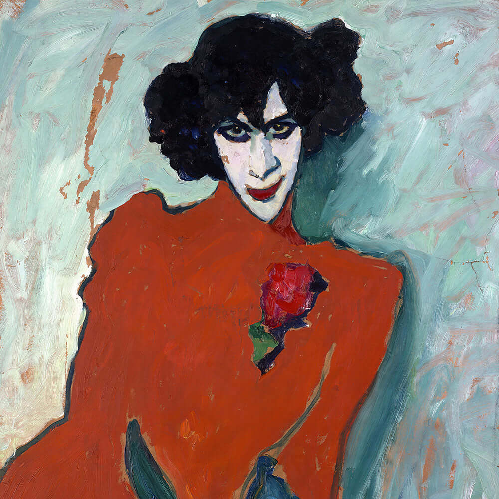 Portrait of the Dancer Alexander Sacharoff by Alexej von Jawlensky - Art Print - Zapista