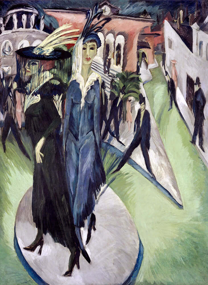 Potsdamer Platz by Ernst Ludwig Kirchner - Art Print - Zapista