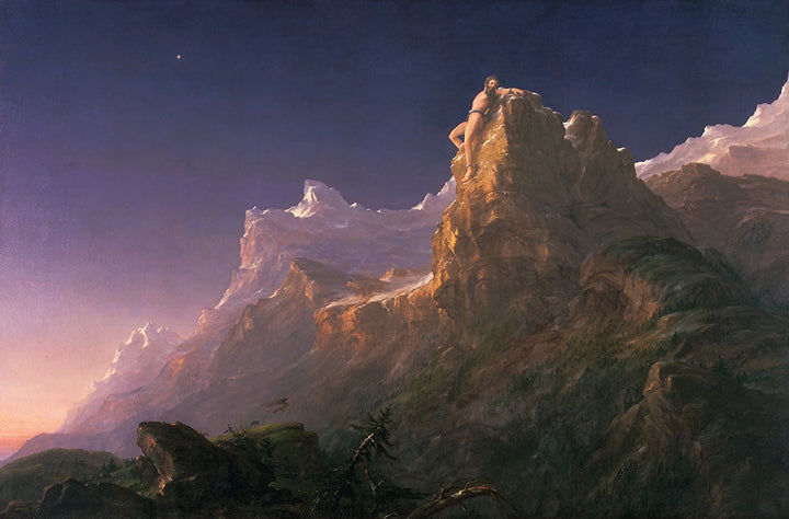 Prometheus Bound by Thomas Cole - Art Print - Zapista