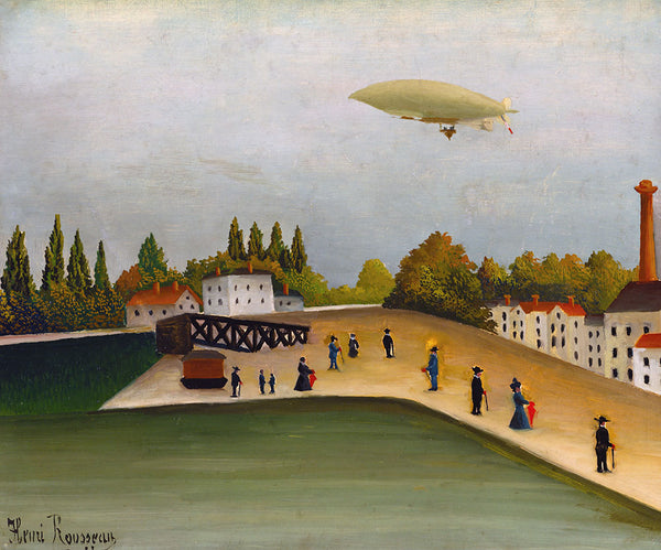 Quai d’Ivry by Henri Rousseau - Art Print - Zapista