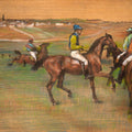 Race Horses by Edgar Degas - Art Print - Zapista