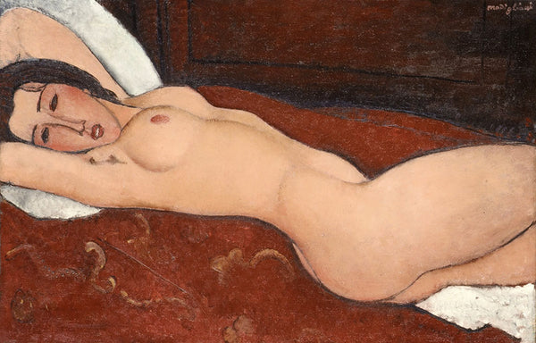 Reclining Nude by Amedeo Modigliani - Art Print - Zapista