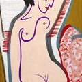 Recumbent Nude by Ernst Ludwig Kirchner - Art Print - Zapista