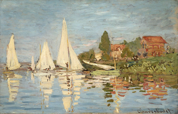 Regatta at Argenteuil by Claude Monet - Art Print - Zapista