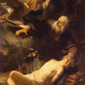 The Sacrifice of Isaac by Rembrandt Harmenszoon van Rijn - Art Print - Zapista