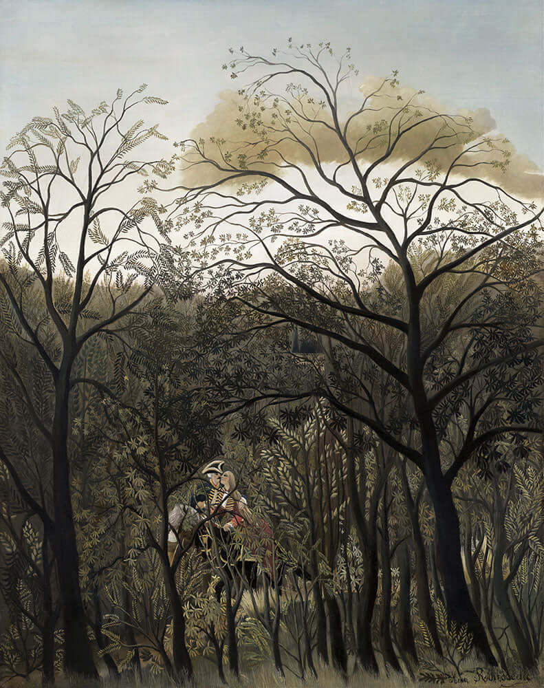 Rendezvous in the Forest by Henri Rousseau - Art Print - Zapista