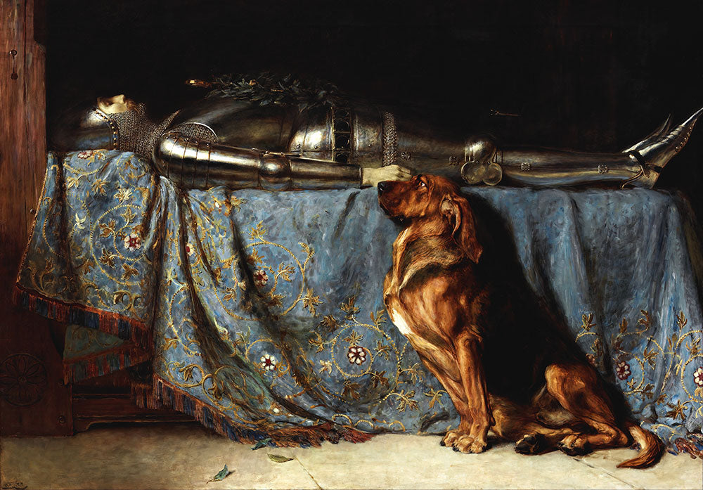 Requiescat by Briton Riviere - Art Print - Zapista