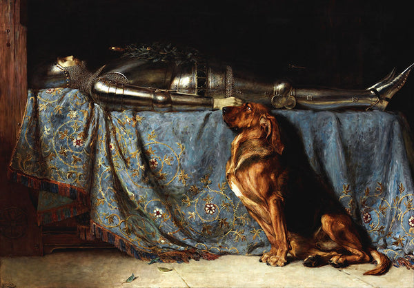 Requiescat by Briton Riviere - Art Print - Zapista