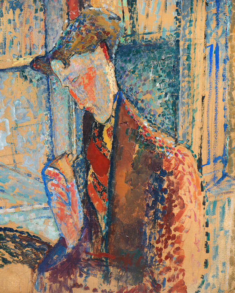 Reverie (Study for the Portrait of Frank Burty Haviland) by Amedeo Modigliani - Art Print - Zapista