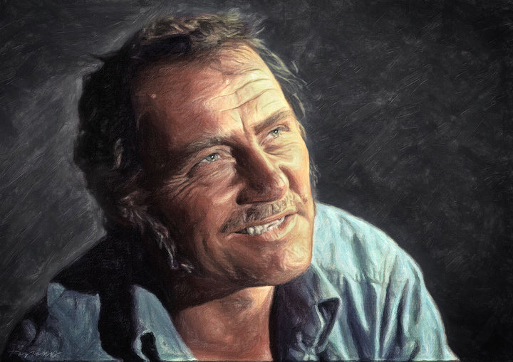 Robert Shaw as Quint - Art Print - Zapista