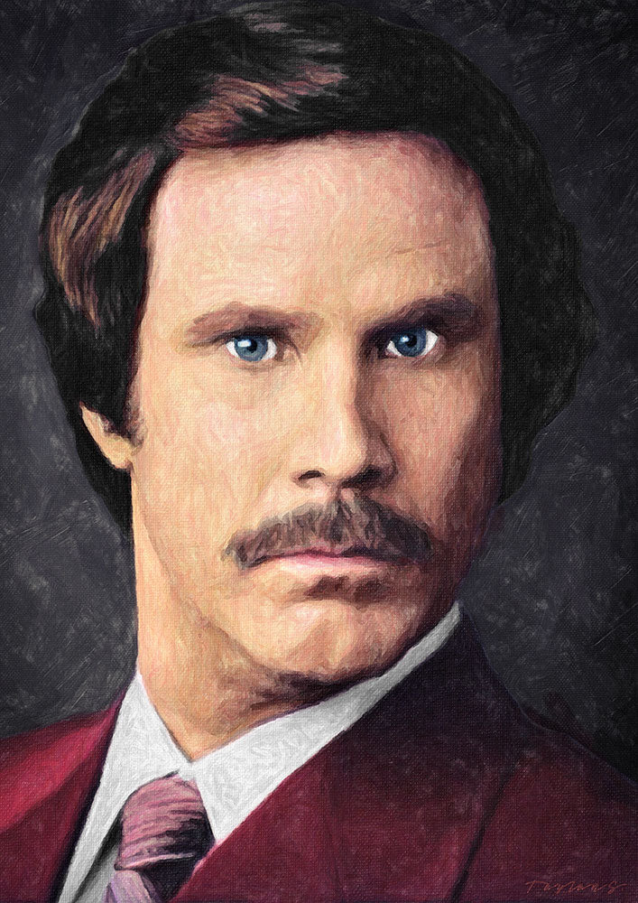 Ron Burgundy - Art Print - Zapista