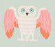 Rosy Owl - Art Print - Zapista