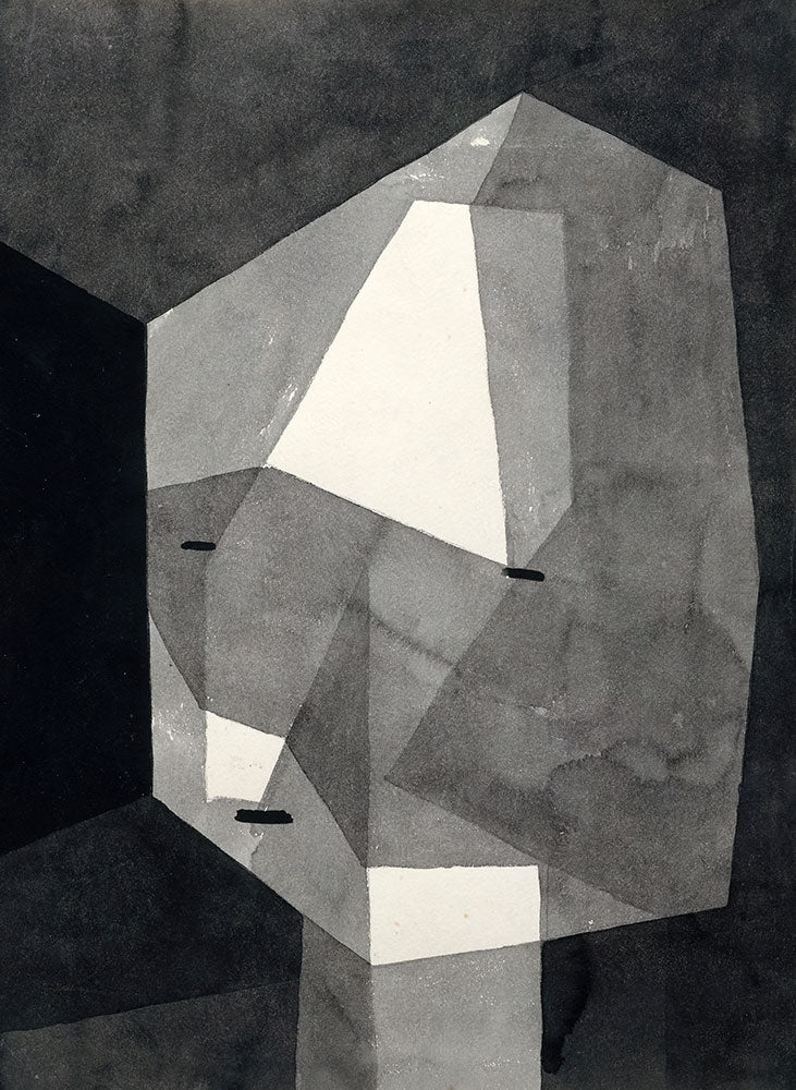 Rough-Cut Head by Paul Klee - Art Print - Zapista