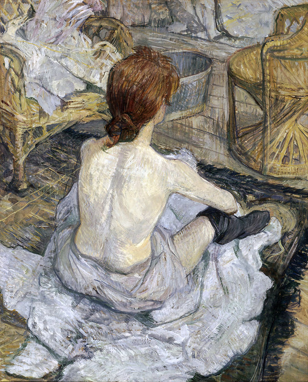 Rousse (La toilette) by Henri de Toulouse-Lautrec - Art Print - Zapista