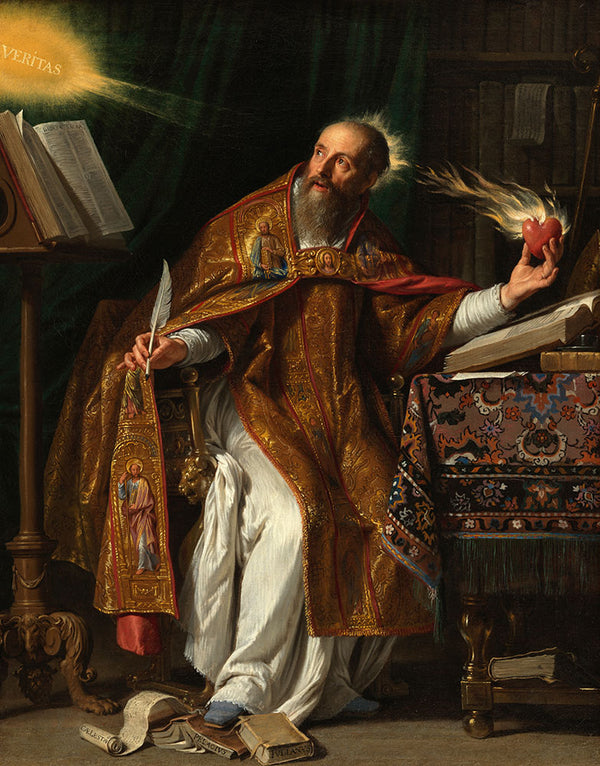 Saint Augustine by Philippe de Champaigne - Art Print - Zapista