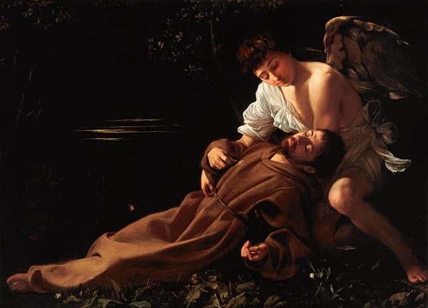 Saint Francis of Assisi in Ecstasy by Caravaggio - Art Print - Zapista