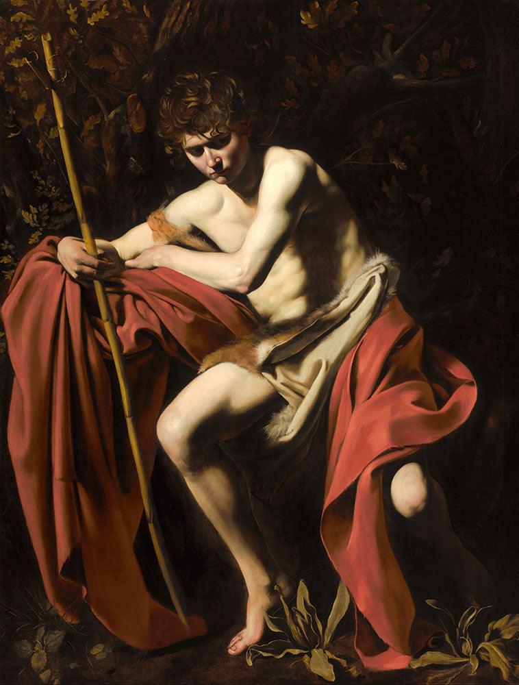 Saint John The Baptist In The Wilderness by Caravaggio - Art Print - Zapista