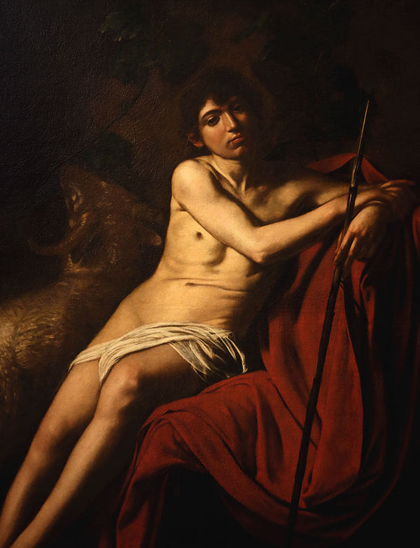 John the Baptist by Caravaggio - Art Print - Zapista