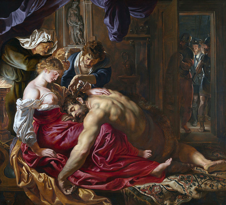 Samson and Delilah by Peter Paul Rubens - Art Print - Zapista