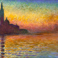 San Giorgio Maggiore at Dusk by Claude Monet - Art Print - Zapista