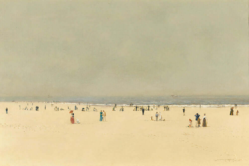 Sand, Sea and Sky, A Summer Phantasy by John Atkinson Grimshaw - Art Print - Zapista