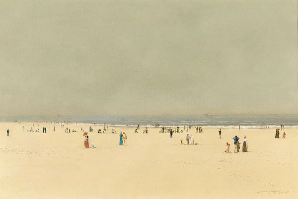 Sand, Sea and Sky, A Summer Phantasy by John Atkinson Grimshaw - Art Print - Zapista