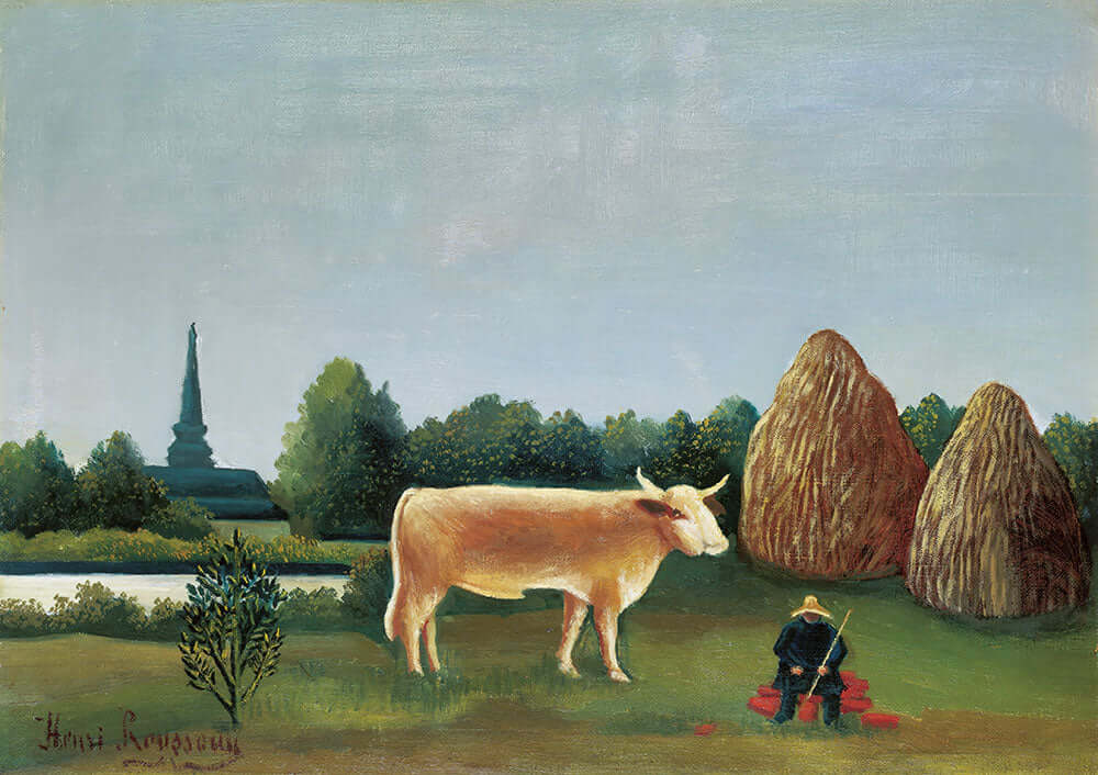 Scene in Bagneux on the Outskirts of Paris by Henri Rousseau - Art Print - Zapista