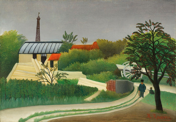 Scierie aux environs de Pari by Henri Rousseau - Art Print - Zapista