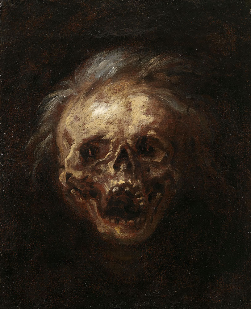 Screaming Skull by Salvator Rosa - Art Print - Zapista