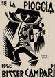 Se la pioggia fosse Bitter Campari - Art Print - Zapista