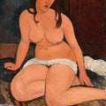 Seated Nude by Amedeo Modigliani - Art Print - Zapista