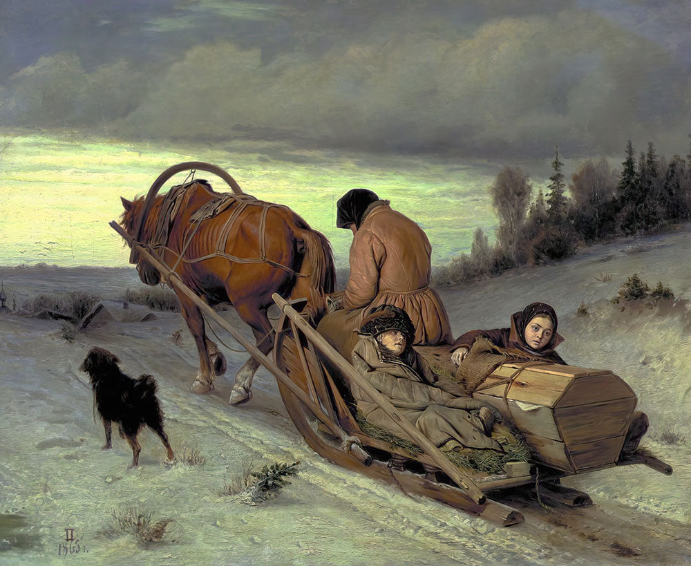 Last Journey by Vasily Perov - Art Print - Zapista