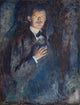 Self-Portrait with Cigarette by Edvard Munch - Art Print - Zapista