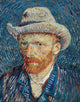 Self-Portrait with Grey Felt Hat by Vincent van Gogh - Art Print - Zapista