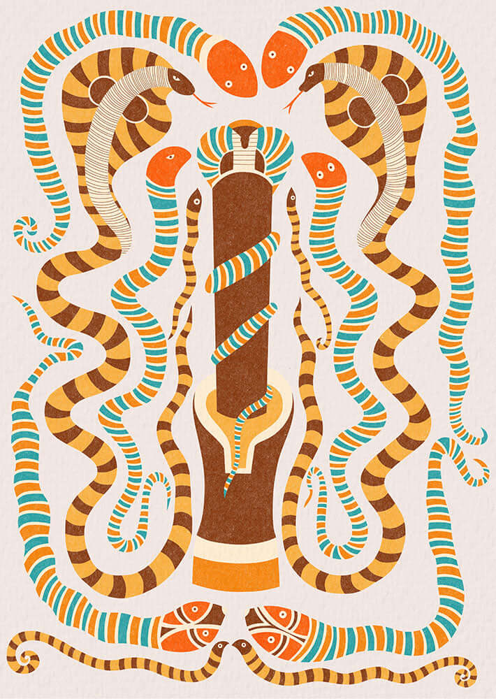 Serpent Symphony - Art Print - Zapista