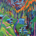 Sertig Path in Summer by Ernst Ludwig Kirchner - Art Print - Zapista