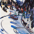 Sertigtal im Winter by Ernst Ludwig Kirchner - Art Print - Zapista