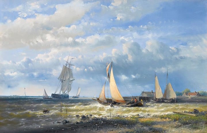 Setting Out to Sea by Abraham Hulk - Art Print - Zapista