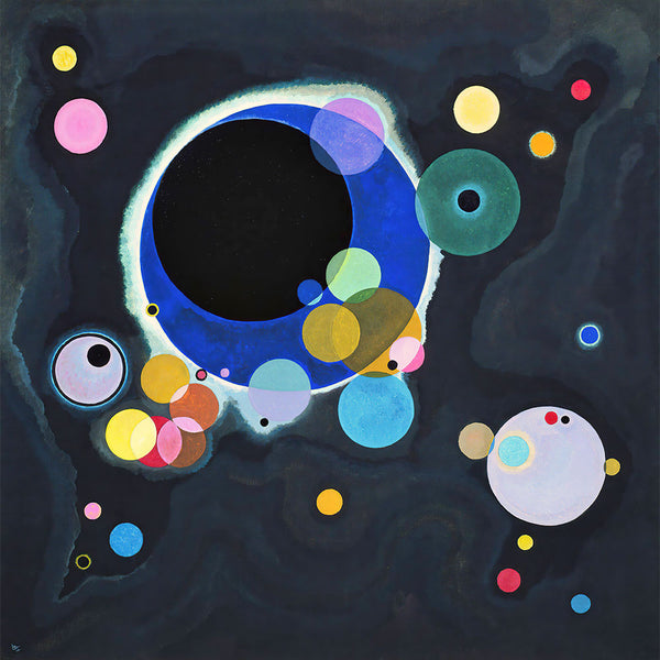 Several Circles by Wassily Kandinsky - Art Print - Zapista