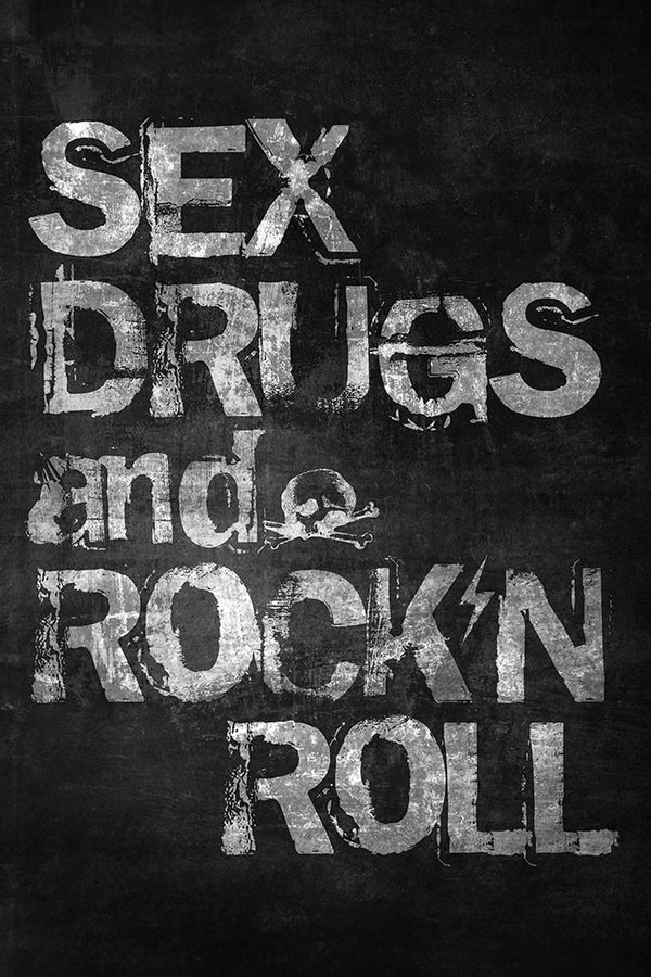Sex Drugs and Rock N Roll - Art Print - Zapista