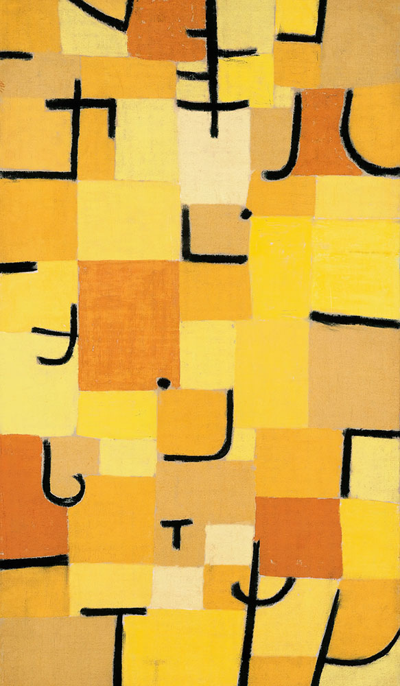 Signs in Yellow by Paul Klee - Art Print - Zapista