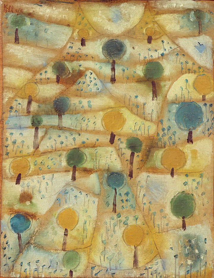 Small Rhythmic Landscape by Paul Klee - Art Print - Zapista