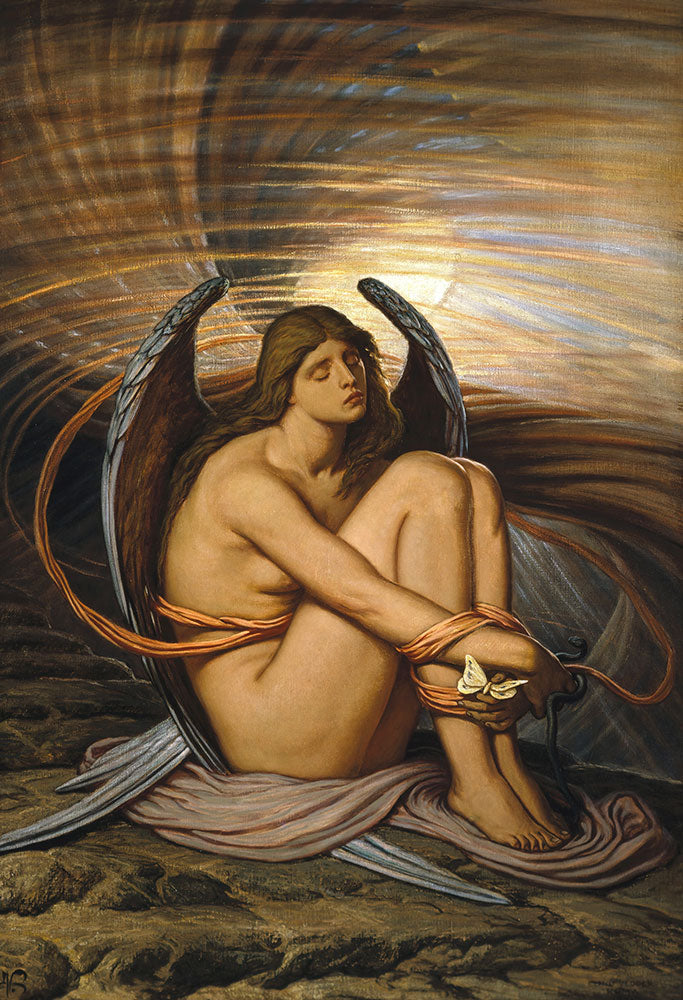 Soul in Bondage by Elihu Vedder - Art Print - Zapista