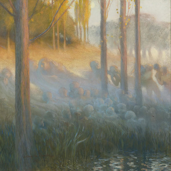 Spirits Of The Night by Gaston La Touche - Art Print - Zapista